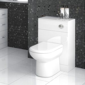Nuie Mayford Back To Wall Wc Toilet Unit 600x300mm Gloss White Modern Bathroom Nuie Mayford Back To Wall Wc Toilet Unit 600x300mm Gloss White Modern Bathroom