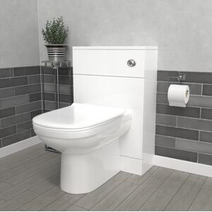 Nes Home Modern 500mm Back To Wall Toilet With Wc Bathroom White Nes Home Modern 500mm Back To Wall Toilet With Wc Bathroom White