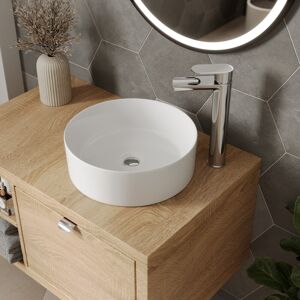 Affine Countertop Basin Sink Ceramic Bathroom Vanity Wash Round Modern 352x352mm Affine Countertop Basin Sink Ceramic Bathroom Vanity Wash Round Modern 352x352mm
