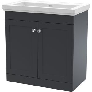 Nuie Classique Floor Standing 2-Door Vanity Unit With Classic Basin 800mm Wide S Nuie Classique Floor Standing 2-Door Vanity Unit With Classic Basin 800mm Wide S