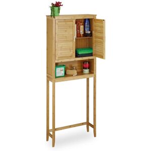 Relaxdays Lamell Floor Cabinet Bath Bathroom Cupboard Over Washing Machine Storage Unit Relaxdays Lamell Floor Cabinet Bath Bathroom Cupboard Over Washing Machine Storage Unit