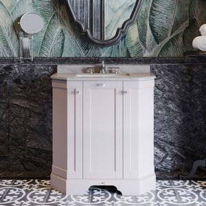 Hudson Reed Old London Freestanding Vanity Unit & 3th Grey Marble Top Basin 750mm - Sand Hudson Reed Old London Freestanding Vanity Unit & 3th Grey Marble Top Basin 750mm - Sand