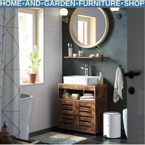 Rustic Under Sink Cabinet Vanity Industrial Bathroom Cupboard Storage Unit Shelf Rustic Under Sink Cabinet Vanity Industrial Bathroom Cupboard Storage Unit Shelf