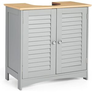 Taylor Grey Bathroom Under Sink Cabinet Basin Vanity Unit Cupboard Storage 60*60*30 Taylor Grey Bathroom Under Sink Cabinet Basin Vanity Unit Cupboard Storage 60*60*30