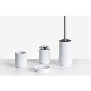 Beliani 4-Piece Bathroom Accessories Set Suches White Beliani 4-Piece Bathroom Accessories Set Suches White