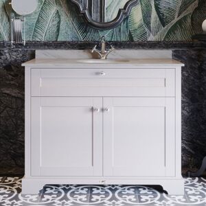Hudson Reed Old London Vanity Unit 1th Grey Marble Basin 1000mm Timeless Sand Hudson Reed Old London Vanity Unit 1th Grey Marble Basin 1000mm Timeless Sand