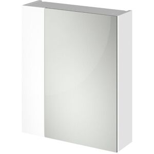 Hudson Reed 600mm Mirrored Bathroom Cabinet Gloss White Modern Bathroom Cupboard Hudson Reed 600mm Mirrored Bathroom Cabinet Gloss White Modern Bathroom Cupboard