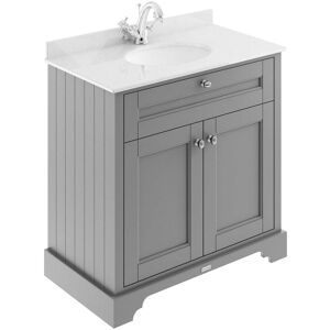 Hudson Reed Old London Floor Standing Vanity Unit Basin 800mm Storm Grey/white Hudson Reed Old London Floor Standing Vanity Unit Basin 800mm Storm Grey/white