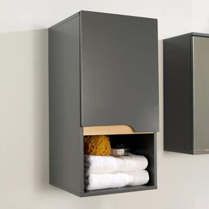 Home Source Bathroom Cabinet Wall Mounted Grey Storage Shelf Organiser Cupboard Vanity Unit Home Source Bathroom Cabinet Wall Mounted Grey Storage Shelf Organiser Cupboard Vanity Unit
