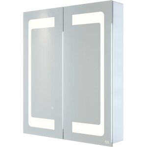 Rak Aphrodite Bathroom Cabinet - Touch Sensor, 600x700mm, Silvery White Rak Aphrodite Bathroom Cabinet - Touch Sensor, 600x700mm, Silvery White