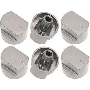 6 X Knobs For Stoves 61edo 61ehdo Bl St Wh Oven Cooker Hob Control 082589107 6 X Knobs For Stoves 61edo 61ehdo Bl St Wh Oven Cooker Hob Control 082589107