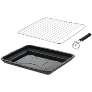 Stoves Oven Cooker Grill Pan Kit 390mm X 300mm Tray Wire Grid Rack Handle Stoves Oven Cooker Grill Pan Kit 390mm X 300mm Tray Wire Grid Rack Handle