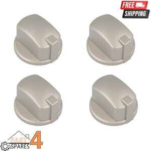 Hotpoint Indesit Inox Oven Control Knob Set - 4 Pack Hotpoint Indesit Inox Oven Control Knob Set - 4 Pack