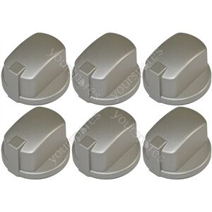 Ufixt Indesit Compatible Oven Cooker Hob Control Knob Inox Pack Of 6 Ufixt Indesit Compatible Oven Cooker Hob Control Knob Inox Pack Of 6
