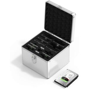 Orico Hard Drive Case 15 Bay Aluminum Suitcase For Protect Or Storage Hdd Ssd ( Orico Hard Drive Case 15 Bay Aluminum Suitcase For Protect Or Storage Hdd Ssd (