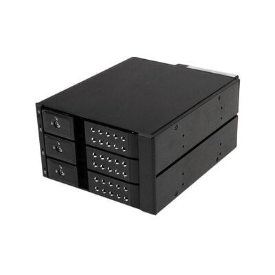 Startech 3 Bay Aluminum Trayless Hot Swap Mobile Rack Backplane For 3.5in Sas Ii Startech 3 Bay Aluminum Trayless Hot Swap Mobile Rack Backplane For 3.5in Sas Ii