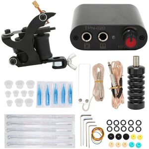 Complete Tattoo Machine Kit 8 Wraps Coil Tattoo Machine Tattoo Power Supply Kit Complete Tattoo Machine Kit 8 Wraps Coil Tattoo Machine Tattoo Power Supply Kit