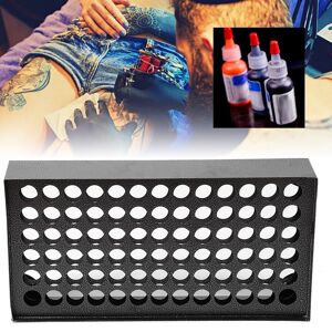 78 Holes Iron Tattoo Pigment Rack Tattoo Ink Display Holders Support Black B Ecm 78 Holes Iron Tattoo Pigment Rack Tattoo Ink Display Holders Support Black B Ecm