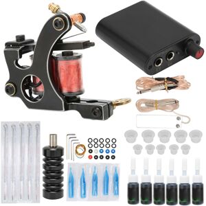 Complete Tattoo Machine Set Tattoo Coil Machine Black Tattoo Power Supply Tattoo Complete Tattoo Machine Set Tattoo Coil Machine Black Tattoo Power Supply Tattoo