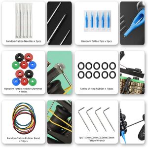 Tattoo Complete Starter Tattoo Kit 6 Inks Power Supply Foot Pedal Needles Gr Dts Tattoo Complete Starter Tattoo Kit 6 Inks Power Supply Foot Pedal Needles Gr Dts