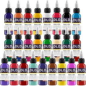 Does Not Apply 25 Bottle Tattoo Ink Set - Professional Edition - Full Colour Pigments For Veget Does Not Apply 25 Bottle Tattoo Ink Set - Professional Edition - Full Colour Pigments For Veget