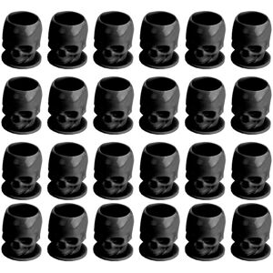 600pcs Skull Ink Cups With Base Microblading Pigment Ink Cups Tattoo Accesso Hen 600pcs Skull Ink Cups With Base Microblading Pigment Ink Cups Tattoo Accesso Hen