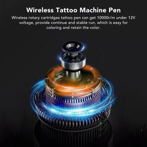 Wireless Tattoo Machine Battery Pen 1500mah Capacity Adjust Needle Length Ro New Wireless Tattoo Machine Battery Pen 1500mah Capacity Adjust Needle Length Ro New
