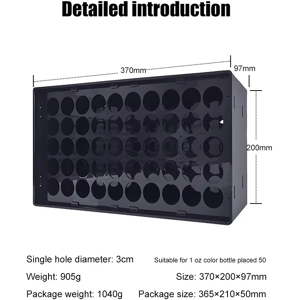 Does Not Apply 50 Holes Tattoo Ink Display Stand Holder Wall-Mounted Tattoo Pigment Bottle Rack Does Not Apply 50 Holes Tattoo Ink Display Stand Holder Wall-Mounted Tattoo Pigment Bottle Rack
