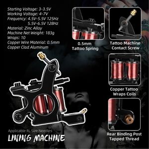 Complete Tattoo Machine Kit Liner Shader Coil Tattoo Machine For Beginners T Dts Complete Tattoo Machine Kit Liner Shader Coil Tattoo Machine For Beginners T Dts