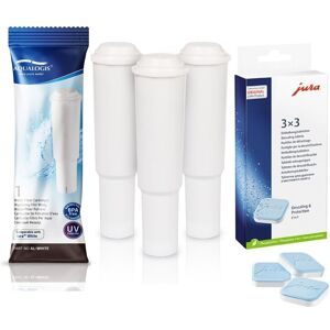 3x Water Filter, Genuine Jura Descaling 9 Tablets For Jura Coffee Machine 3x Water Filter, Genuine Jura Descaling 9 Tablets For Jura Coffee Machine