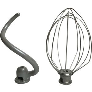KitchenAid Coated Spiral Dough Hook And Wire Whisk For 5qt Bowl Lift Mixers. KitchenAid Coated Spiral Dough Hook And Wire Whisk For 5qt Bowl Lift Mixers.