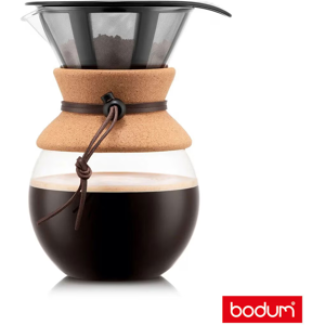 Bodum Pour Over Coffee Maker, 1l With Permanent Filter Bodum Pour Over Coffee Maker, 1l With Permanent Filter