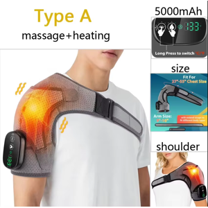 Does Not Apply Electric Heating Heated Shoulder Brace Wrap Shoulder Massage Support Belt Strap Does Not Apply Electric Heating Heated Shoulder Brace Wrap Shoulder Massage Support Belt Strap