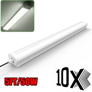 Kartols 10x 5ft Led Strip Light Batten Tube Light Ip66 Garage Lamp Office Shop Daylight Kartols 10x 5ft Led Strip Light Batten Tube Light Ip66 Garage Lamp Office Shop Daylight