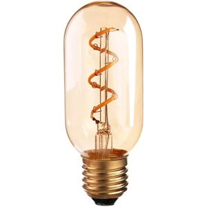 Ledsone Vintage Led Spiral Filament Bulb T45 Tubular, E27 Screw Led Bulb 4w, Wa Ledsone Vintage Led Spiral Filament Bulb T45 Tubular, E27 Screw Led Bulb 4w, Wa
