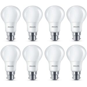 8x Philips Led Frosted B22 60w Warm White Bayonet Cap Light Bulbs Lamp 806 Lm 8x Philips Led Frosted B22 60w Warm White Bayonet Cap Light Bulbs Lamp 806 Lm