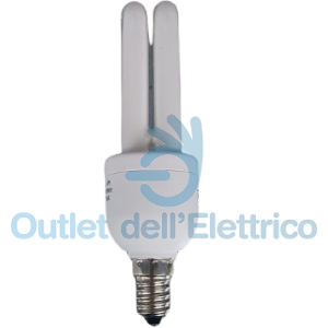 Lux Biemmegi 44111 Duo Fluorescent Lamp 11w E14 2700k 220v Lux Biemmegi 44111 Duo Fluorescent Lamp 11w E14 2700k 220v