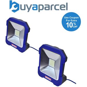 X2 Faithfull Fppsltl20 Smd Led 240v Task Light Power Take-Off Twin Pack X2 Faithfull Fppsltl20 Smd Led 240v Task Light Power Take-Off Twin Pack
