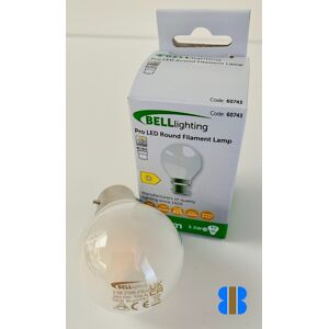 (Box 10) Bell Lighting 60743 3.3w Pro Led Round Filament Lamp Bc B22 470lm 2700k (Box 10) Bell Lighting 60743 3.3w Pro Led Round Filament Lamp Bc B22 470lm 2700k