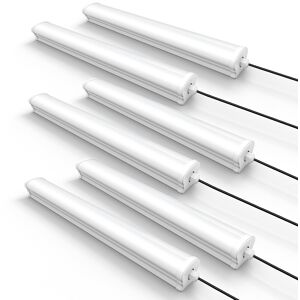 Kartols 6pcs 5ft Led Strip Light Batten Tube Light Ip66 Garage Lamp Office Shop 6500k Kartols 6pcs 5ft Led Strip Light Batten Tube Light Ip66 Garage Lamp Office Shop 6500k
