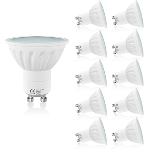 Lampaous Gu10 Led Bulbs Cool White 5w, 50w Gu10 Halogen Bulbs Replacement, 120° Lampaous Gu10 Led Bulbs Cool White 5w, 50w Gu10 Halogen Bulbs Replacement, 120°