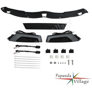 Papandacycle Front Windshield Trim W/led Running Signal Light For Tri Glide Flhtcutg 14-23 Papandacycle Front Windshield Trim W/led Running Signal Light For Tri Glide Flhtcutg 14-23