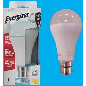 Energizer B22 LED Light Bulb - Daylight 6500K - 150W Eq Energizer B22 LED Light Bulb - Daylight 6500K - 150W Eq