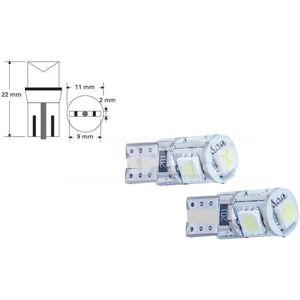Carpriss Lamp, Light Bulb W5w T10 Canbus 12v (2u) 4 Led Smd 0.8w Carpriss Lamp, Light Bulb W5w T10 Canbus 12v (2u) 4 Led Smd 0.8w