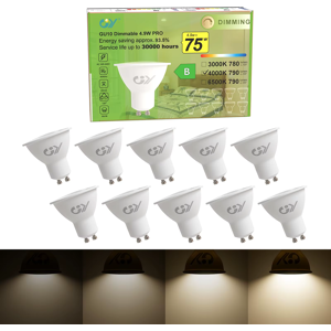 Does Not Apply Gu10 Led Light Bulb 4.9w 790 Lumens, 80w Halogen Replacement, 120° Wide Beam, Di Does Not Apply Gu10 Led Light Bulb 4.9w 790 Lumens, 80w Halogen Replacement, 120° Wide Beam, Di