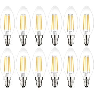 Pureshine E14 Led Ses Candle Light Bulb Dimmable,Small Screw,4w Equivalent 40w, Warm Whit Pureshine E14 Led Ses Candle Light Bulb Dimmable,Small Screw,4w Equivalent 40w, Warm Whit