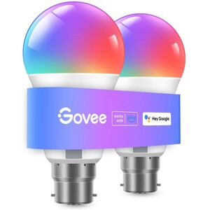 Govee Rgbww Smart Bulb B22 Energy Saving Wifi Alexa Light Bulbs 9w 800lm 16 Govee Rgbww Smart Bulb B22 Energy Saving Wifi Alexa Light Bulbs 9w 800lm 16