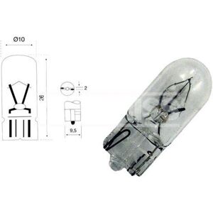 Carpriss Bulb Lamp For Car W5w T10 12v 5w (2u) Carpriss Bulb Lamp For Car W5w T10 12v 5w (2u)