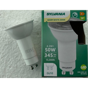 10 X 4.2w Gu10 74mm Long To Replace 9 11 And 14 Watt Cfl Type Led Bulb Sylvania 10 X 4.2w Gu10 74mm Long To Replace 9 11 And 14 Watt Cfl Type Led Bulb Sylvania