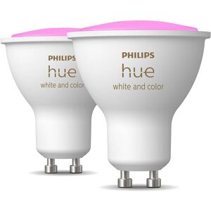Philips Hue White & Color Ambience GU10 4.3W/230lm - 2 Pcs. Philips Hue White & Color Ambience GU10 4.3W/230lm - 2 Pcs.